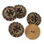 African Zulu Tribal Horn Handmade Button Set African Zulu Tribal Horn Handmade Button Set