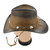 Buffalo Nickel Cowpuncher Leather Hat Buffalo Nickel Cowpuncher Leather Hat