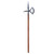 15th Century Medieval Forged Iron Poleaxe 15th Century Medieval Forged Iron Poleaxe