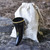 The Hooded Raven ™ 3-Piece Drinking Horn Shot Set Canvas Bag Carrier Included The Hooded Raven ™ 3-Piece Drinking Horn Shot Set Canvas Bag Carrier Included