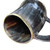 The Hooded Raven ™ Functional Pure Brass Rimmed Drinking Horn Mug Tankard Pouch Included