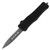 Bad Omen Miniature Damascus Steel Automatic Out the Front Knife