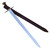 Medieval European Functional EN45 High Carbon Steel Full Tang Knightly Arming Sword with Templar Cross