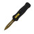 Gold Digger Miniature Damascus Steel Automatic Out The Front Knife
