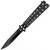 King’s Thorn Balisong Butterfly Knife Flipper Twilight Black open