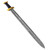 Ancient Roman Inspired Damascus Steel Spatha Historical Replica Sword