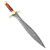 Skärva Hand Forged Damascus Steel Leaf Blade Short Sword