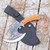 Zed Skull Splitter Throwing Axe – Orange Edition