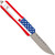 Simply the Best Automatic OTF American Flag Out the Front Pocket Knife