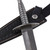 Full Damascus Steel Commando Knife | Pattern Welded Steel Full Tang Replica JSOC Dagger w/ Leather Sheath