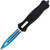 On the Rise Automatic OTF Knife | Stunning Blue Blade with Aluminum Handle