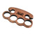 What A Hoot Pure Solid Brass Knuckle Duster Novelty Paper Weight Knuckle w/ Copper Plate Coating