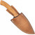 No Sweat Full Tang Drop Point High Carbon Steel Walnut Wood Handle Outdoor Camping Fishing Hunting Knife