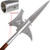 Coup De Grâce Medieval Functional Triple Edge Templar Knight Predrilled Historical Replica Halberd Spearhead