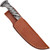 Jagged Cliffside Full Tang Twisted Handle Diamond Pattern Clip Point Blade Hiking Camping Hunting Railroad Spike Knife