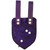 Right-Handed Genuine Leather Universal Diagonal Dagger Rapier Sabre Frog | Purple