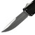 Steel Shadow Automatic Functional Black Textured Out the Front Drop Point OTF Knife w/ Belt Clip