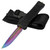 Automatic Portal World OTF Out the Front Knife Textured Titanium Blade Belt Clip Glass Breaker