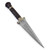 Circling Staircase Medieval Inspired Damascus Steel Ceremonial Spiral Handle Dagger Knife w/ Genuine Leather Sheath