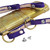 Roman Cohort I Functional Adjustable Genuine Leather Gladius Badric Belt Frog Sword Holder – Purple