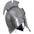 Stand and Fight 16G Forged Steel Greek Spartan Medieval Reenactment Helmet w/ Hammer Textured Silver Finish