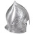 Last Bastion 18G Forged Steel Movie Replica Helm Tapered Top Helmet Costume Cosplay Helm w/ Leather Liner & Adjustable Chin Strap