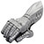 Ubiquitous Equipment Medieval 18G Steel Costume Renaissance Faire Gauntlets w/ Suede Gloves