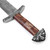 Beast of War Damascus Steel Viking Sword – Camel Bone Handle