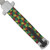 Multicolor Rasta Automatic OTF Knife - Stainless Steel OTF Switchblade