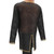 Full Sleeved Riveted Chainmail Shirt - Medium | Black & Gold Chainmail Shirt Armor for Full Arms, Chest, Back & Shoulders Protection