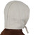 Cotton Padded Coif Arming Cap – White and Black