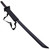 Moon Slicer Black Mamba Foam Ninja Katana – With Mini Carry Case