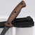 Slim Black Fillet Knife – Blade, Hardwood Handle & Hard Sheath