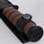 Classic Leather Handle Survival Knife – Black Clip Point Blade & Sheath