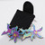 Ninja Rainbow Throwing Star Set – 3-Piece Mixed Shuriken with Titanium Finish