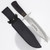 Limited Edition Texas Hold 'Em Bowie Knife with Hardwood Handle & Leather Sheath