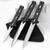 Modern Ninja Trinity Boot Knife Set – 3-Piece Full Tang Throwers with Rubber Grip & Sheath