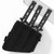 Modern Ninja Trinity Boot Knife Set – 3-Piece Full Tang Throwers with Rubber Grip & Sheath