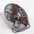Bald Eagle with American Flag Belt Buckle – Patriotic Western Accessory