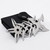 4 Piece Ninja Throwing Stars Set with Nylon Pouch