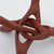 Hand-Carved Wooden Cobra Display Stand – Triple Interwoven Snake Design