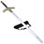 Dual Regal Fantasy Foam Swords with Double Back Strap Sheath – Cosplay Kit