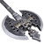 Double-Headed Fantasy Foam Battle Axe – LARP & Cosplay Prop