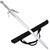 Silver Wolf Fantasy Foam Sword with Adjustable Nylon Back Strap Sheath – Cosplay Kit Silver Wolf Fantasy Foam Sword with Adjustable Nylon Back Strap Sheath – Cosplay Kit