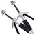 Dual Silver Lady Fantasy Foam Swords with Double Back Strap Sheath – Cosplay Kit Dual Silver Lady Fantasy Foam Swords with Double Back Strap Sheath – Cosplay Kit