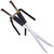 Dual Mastercrafted Fantasy Foam Swords with Double Back Strap Sheath – Cosplay Kit