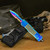 Rainbow Titanium OTF Automatic Knife with Nylon Sheath