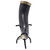 Viking Drinking Horn with Mjolnir Design & Hand-Forged Twisted Iron Stand – Norse Feast Set