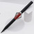 Crimson Crystal Fantasy Spear Dagger with Display Plaque