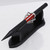 Crimson Crystal Fantasy Spear Dagger with Display Plaque